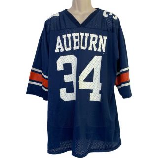 Auburn University Football Jersey Xl Mens Izaw Usa 34 34 Blue Mesh Nylon Tigers