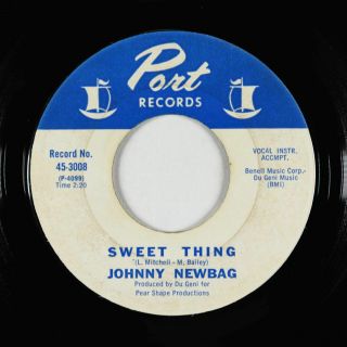 Northern Soul 45 - Johnny Newbag - Sweet Thing/little Samson - Port - Mp3
