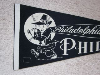 VINTAGE 1960 PHILADELPHIA PHILLIES BASEBALL PENNANT MLB 2