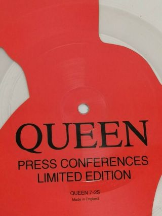 Queen Press Conference Limited Edition Freddie Mercury Picture Disc Vinyl 144 2