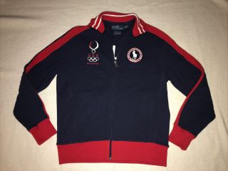 Vtg Polo Ralph Lauren Mens 2008 Beijing Olympics Team Usa Track Jacket - Size Sm