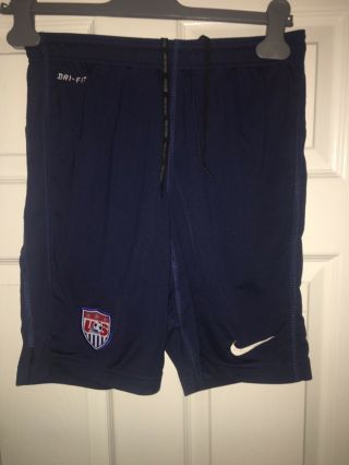 Nike Team Us Soccer Shorts Dri Fit Size S