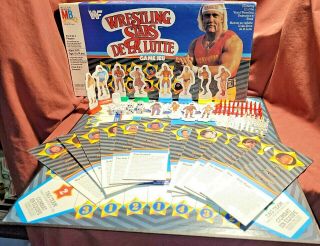 Old 1985 Wwf Wrestling Stars Board Game Milton Bradley Wrestlemania Hulk Hogan