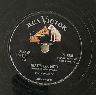 Rock N Roll 78 Rpm: Elvis Presley - Heartbreak Hotel - Rca Victor 20 - 6420