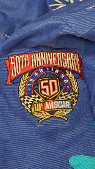 Vintage Mark Martin Jeff Hamilton Valvoline Racing Jacket 50th Anniversary 3