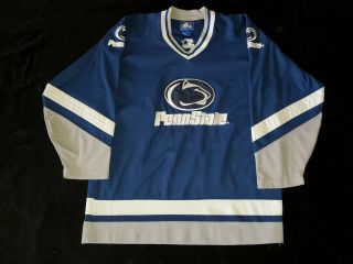 Penn State Nittany Lions Hockey Jersey Vintage Starter Xl Very Good Cond