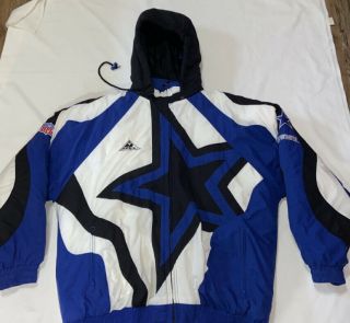 Dallas Cowboys Authentic Pro Line Apex One Nfl Coat Jacket Large Small Jv