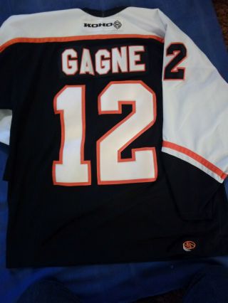 Koho Nhl Authentic Philadelphia Flyers Jersey Black Size Xl Simon Gagne