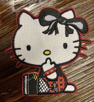 Hello Kitty Sanrio Punk/emo/rocker/ Rebel Patch - Nwt