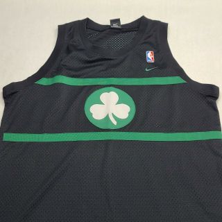 Nike Paul Pierce Boston Celtics Black Green Clover Jersey Men 