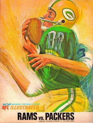 1966 & 1967 Green Bay Packers Vs.  Los Angeles Rams Football Game Programs