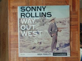 Sonny Rollins,  Way Out West,  Contemporary Label,  - Mono Lp