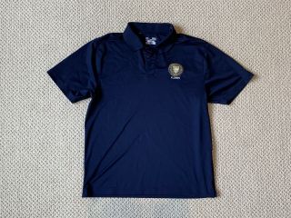 Under Armour Nd Alumni Polo Navy Blue Mens Large Notre Dame