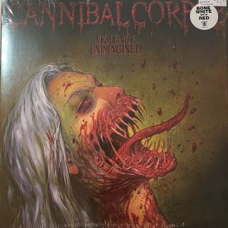 Cannibal Corpse Violence Unimagined Bone White W/ Red Vinyl Lp
