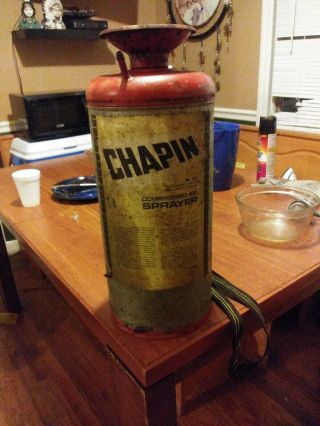 Vintage R.  E.  Chapin Mfg Compressed Air Sprayer No.  135 Birmingham,  Al