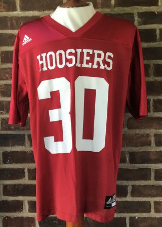 Adidas Indiana University Football 30 Hoosiers Jersey Size Large