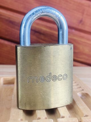 Medeco High Security Padlock No Core Locksport