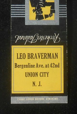 1940s Timely Clothes Leo Braverman Bergenline Ave.  At 42nd Union City Nj Hudson