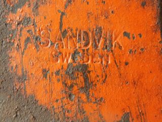 Vintage SANDVIK SWEDEN Hatchet Axe Head 06 1 1/4 Stamped 5 5/8 