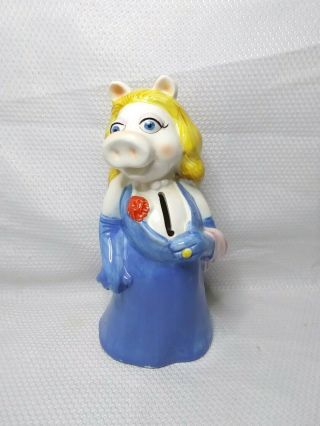 Miss Piggy Ceramic Bank Made By Sigma Taste Setter Seller Muppets Henson Vintage