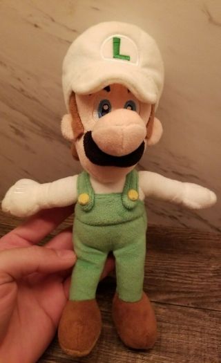 ☆look☆ Official Mario Plush Toy Fire Luigi Little Buddy 8 " ☆free Shipping☆