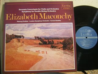 Tas Lyrita Srcs 116 Elizabeth Maconchy Double String Orchestra Symphony 1982 Nm