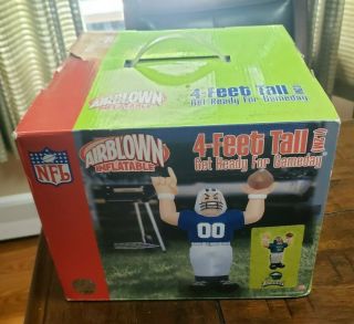 Gemmy Airblown Inflatable 4 - Feet Tall " Get Ready For Gameday " Eagles Player