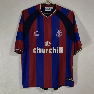 Vintage Crystal Palace 2003/2004 Jersey Home Shirt Size L Admiral
