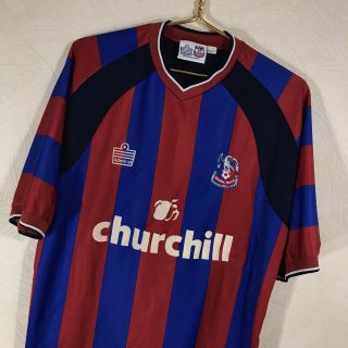 Vintage Crystal Palace 2003/2004 Jersey Home Shirt Size L Admiral 2