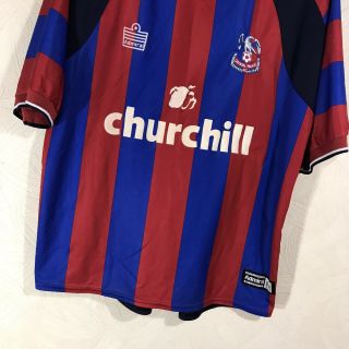 Vintage Crystal Palace 2003/2004 Jersey Home Shirt Size L Admiral 3
