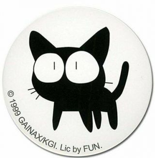 Flcl Takkun Black Cat Anime Button Ge - 96779
