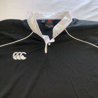 Canterbury of Zealand Rugby Jersey Blank Men ' s Size 3XL Black 2