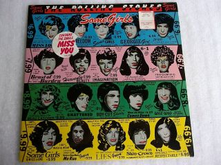 Rolling Stones 1978 Lp Some Girls 1st Issue Rolling Stones Records