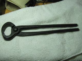 Old Vtg Hd Smith & Co Hds Farrier Hoof Nippers Nail Pullers Cutters Horse Tool