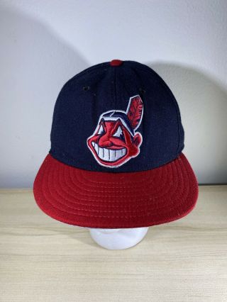 Vintage Cleveland Indians Chief Wahoo Era Hat 90 