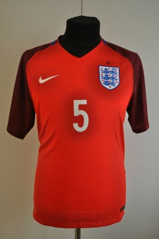 5 Gary Cahill England 2016 2017 Away Football Shirt Soccer Jersey Nike