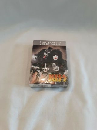 Kiss Poker Sized Playing Cards Euc Complete Music Memorabilia Band Rock N Roll