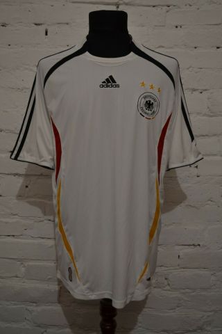 Vintage Germany 2005/2006 Adidas Home Football Soccer Shirt Jersey Trikot Mens L