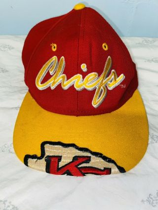 Kansas City Chiefs Rare Vintage Starter The Right Hat Snapback Cap