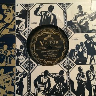 78 Rpm Blind Willie Mctell Victor Statesboro Blues Rsd M -