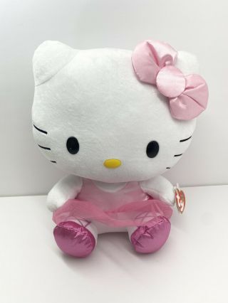 Ty 2012 Hello Kitty Sanrio Pink Tutu 11 " Plush Toy Nwt
