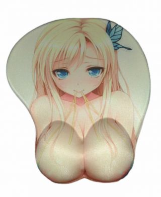 3d Mouse Pad Kashiwazaki Sena Soft Silicon Breast Wrist Rest Anime Mousepads