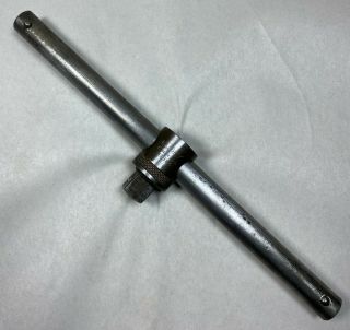Vintage Husky Tools H3884 Sliding T - Handle 1/2 " Drive Breaker Bar 9 " Long Usa