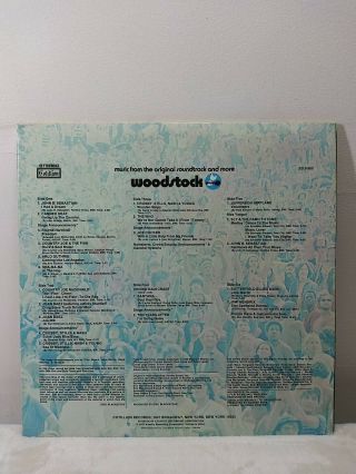 Woodstock - Soundtrack and more LP Vinyl Record Atlantic 1970 2