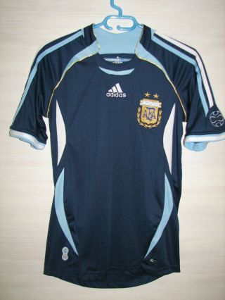 Argentina 2006 - 07 Away Shirt Adidas Jersey Size Xs