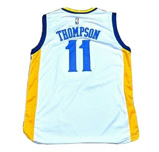 Klay Thompson 11 Golden State Warriors Stitched Adidas Jersey Men 