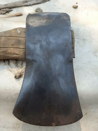 Vintage Blue Grass Single Bit Belkings Axe Steel Ax Head Tool