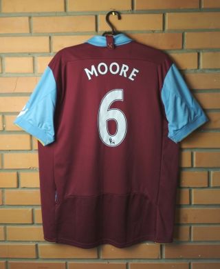West Ham United Moore Jersey 2010 2011 Home Size Xl Shirt Macron Trikot Maglia