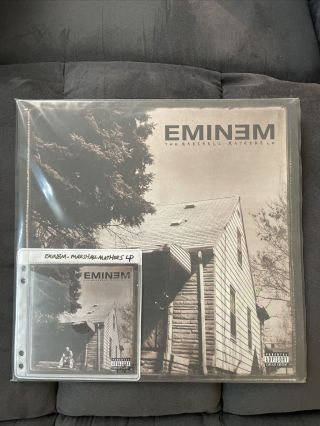 Eminem - The Marshall Mathers Lp 2x Vinyl Lp 2000 W/bonus Cd