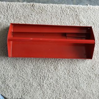 Vintage Red Craftsman Tool Box Tray Only 18 1/2 " Long